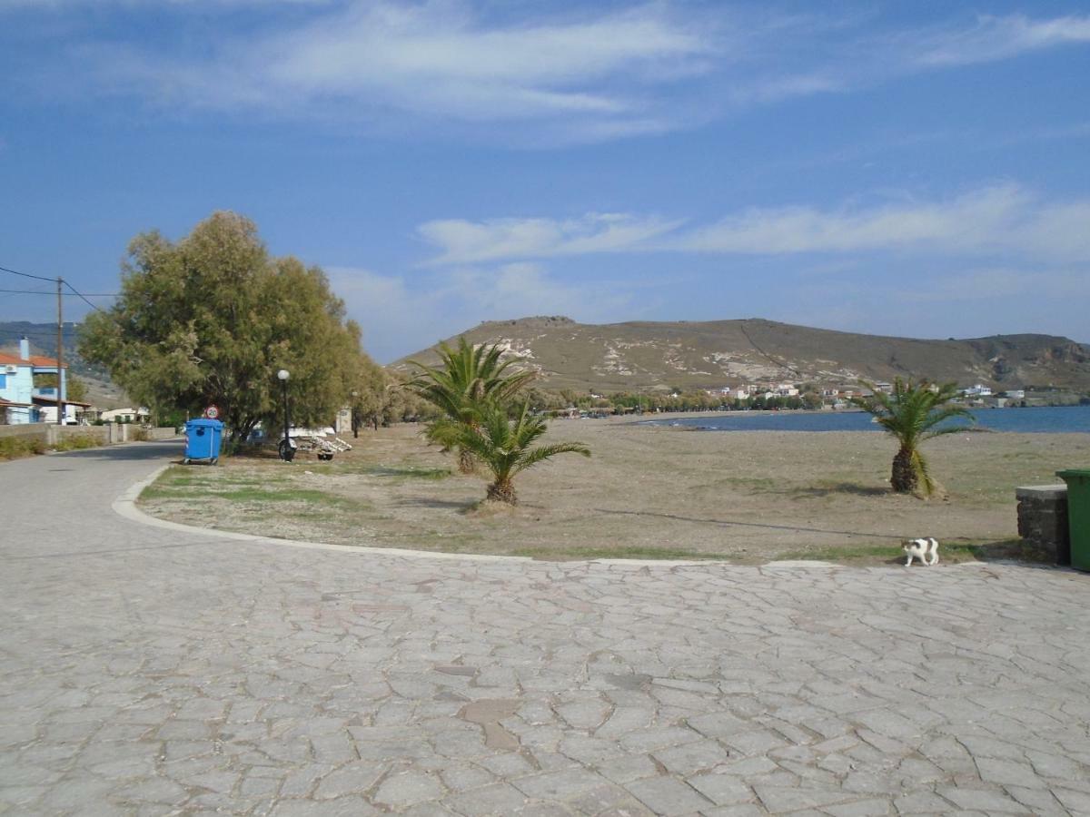 Sea Front Two Bedroom House In Lesvos Tavari Dış mekan fotoğraf